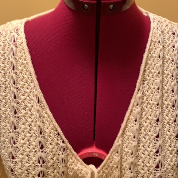 Shein Cropped sweater with front ties NWOT - Picture 3 of 9